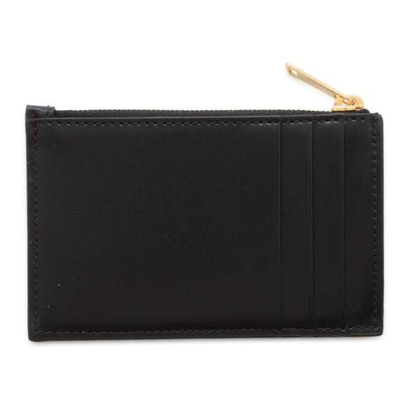 Celine Card Case Cuir Triomphe Shiny Calfskin Wallet Black - Picture 3 of 8